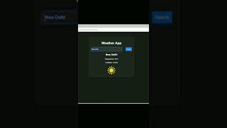 Develop Your Own Weather Interface ❄️ | Complete Tutorial with HTML, CSS & JS