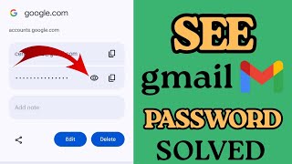 How To See/Check Gmail Account Password 2026 New Update 