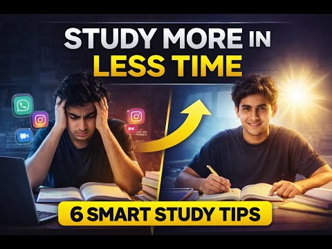 How to Study More in Less Time | 6 Smart Study Principles.