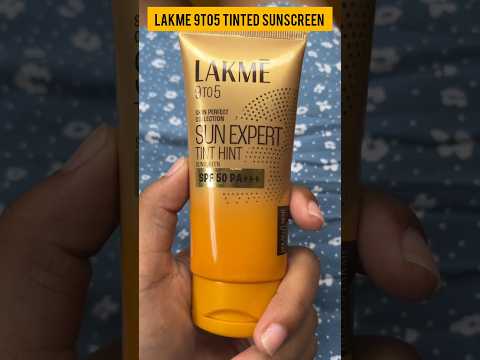 Try the Lakme sunexpert Spf 50 Tint #shorts #sunscreen #spf50  #skincare