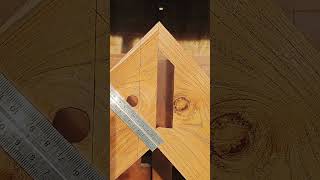 Easy Way to Measure the Position of a Wooden Corners #woodworking #woodwork #carpentry #diy #tips