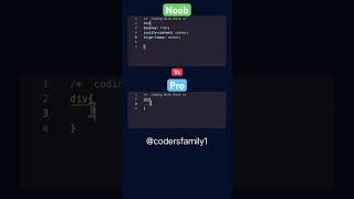 Nob developer vs pro developer #nob #developer #vs #pro #developer #html