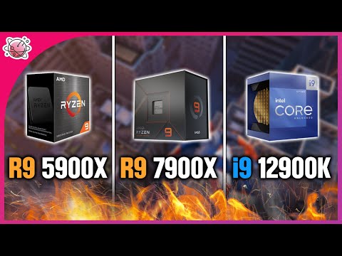 R9 5900X vs R9 7900X vs i9 12900K | Real Benchmark | Test in 11 Games | 1080p