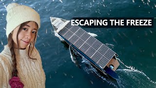 ❄️Winter Was Coming – So I Moved to a Solar Boat ☀️