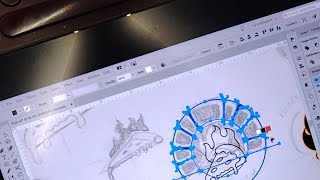 Finalizing my pizzeria logo live  #LogoDesign #LiveDesign #Branding #Pizzeria #GraphicDesign