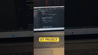 1st Project after learning #coding #shorts #developer #tech