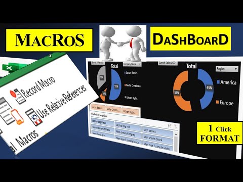 Excel Dashboard using Macros without VBA | Microsoft Excel