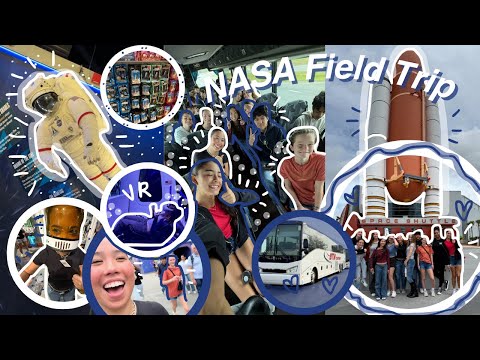 High School NASA Field Trip! (VR game, space ride, charter bus, friends and space ice cream!!)