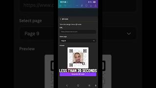 Make Your Own QR Code in Seconds using @canva #shorts