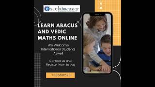 Join ExcelAbacus for online and offline abacus classes | Abacusfun  for Kids | Excelabacusiqr |