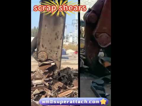 Ultimate eagle shear360° Rotation & Quick-Change Blades for Demolition! #excavatorshear