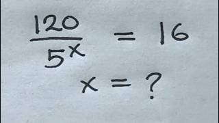 Solve for x in this nice exponential equation | Math Olympiad Mathematics