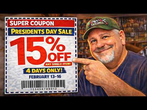 Leaked! Harbor Freight Presidents Day Sale 15% Off! Any Single Item!