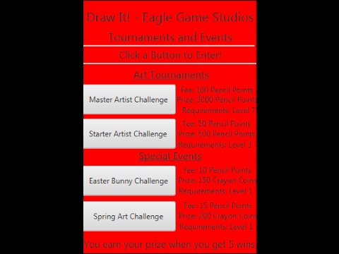 Draw It! Coding Achievements/Tournaments and Events