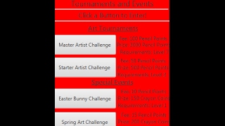 Draw It! Coding Achievements/Tournaments and Events