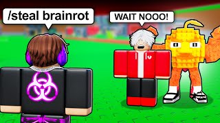 I Used ADMIN COMMANDS To Steal Every GODLY SECRET Brainrot in Roblox Steal a Brainrot!