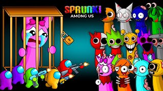 Among Us VS Incredibox Sprunki Retake BONUS Pinki's Locked | Among Us Funny Animation