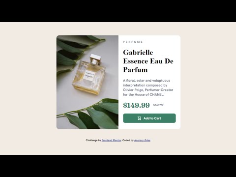 Product preview card component || Html & CSS