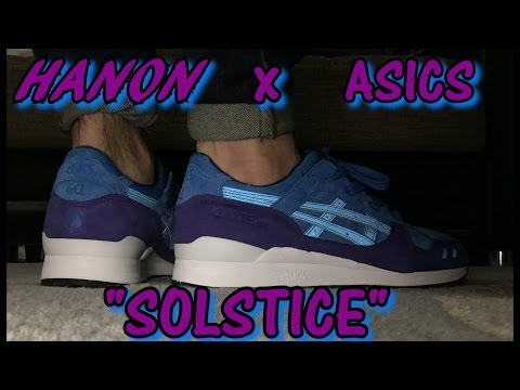 HANON x ASICS gel lyte III "SOLSTICE' 25th anni review and on foot look