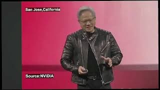 Nvidia CEO Jensen Huang unveils new Rubin AI chips at GTC 2025 March 18.