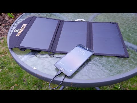 Choetech portable 19W solar charger review