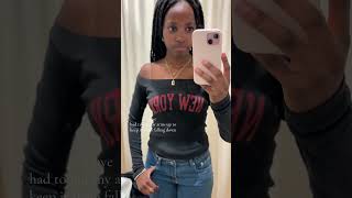 shopping at Brandy Melville!! #outfit #shop #shopping #buyorbye #haul #mall #vlog #shoppingvlog