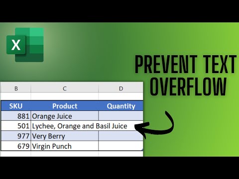 Prevent Text from Filling Adjacent Cells - MS Excel