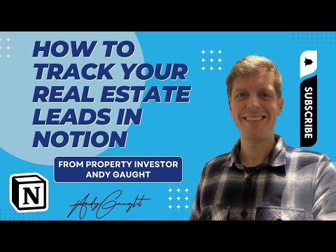 HOW TO Track Your REAL ESTATE Leads in NOTION? | Tutorial |  Notion for Real Estate