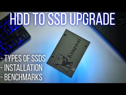 How to install an SSD in your Laptop | SSD vs HDD Benchmarks and Speed Test