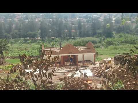 Government of Rwanda Destroying Houses Located in Risk area in 2020