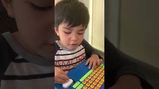 4-Year-Old SIMO Aezary's Fun Computer Class 🖥️ Moroccan Homeschool Adventure