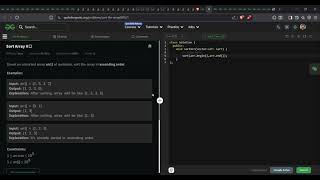 Sort Array II | GeeksforGeeks GFG Solution in C++ | DSA Arrays Problem