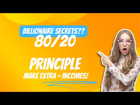 ✅Unlocking Billionaire Secrets: The Power of the 80/20 Principle for Maximum Wealth
