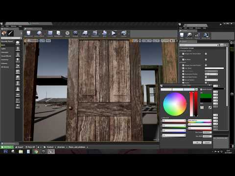 UE4 Abandoned wooden house modular V01: Material Preview 02