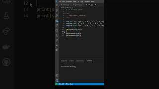Python Sum() method #python #shorts #short