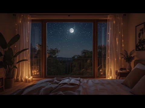 🌑 Moonlight Bedroom Ambience – Cozy Night Relaxation
