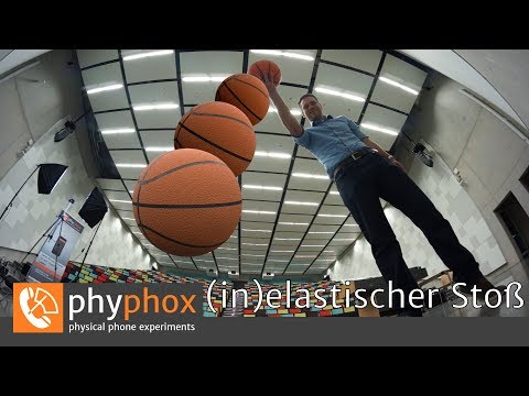 Smartphone-Experiment: (In)elastischer Stoß (de)