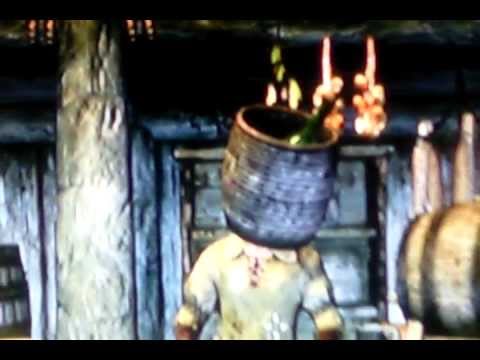 Funny Skyrim Bucket head Bug/Glitch 3