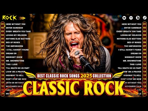 Nirvana, AC/DC, Queen, Bon Jovi, Scorpions, Guns N' Roses 🔥 Classic Rock Greatest Hits 70s 80s 90s