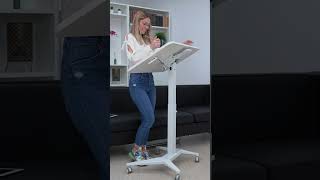 Upgrade Your Workspace: Jacob Bek's Standing Mobile Laptop Desk Review