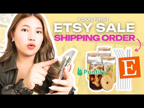 How to Ship Your First Etsy Order with Printify:Beginner's Guide to Print-on-Demand for Etsy Sellers