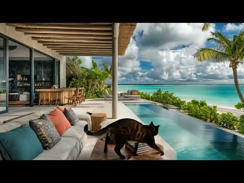 Relaxing Jazz Seaside ☕ Jazz Bossa Nova Instrumental for Great Moods, Stress Relief.