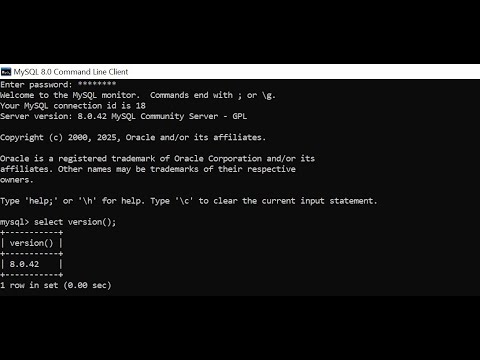 MySQL 8.0.42 Full Installation Guide | Step-by-Step Setup for Windows 10/11 (2025 Update) #mysql