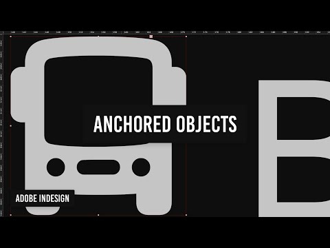 Adobe Indesign: Anchor objects to text