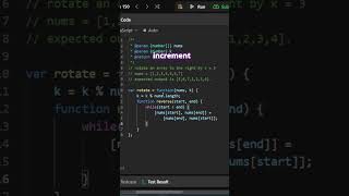 Rotate Array Algorithm #shorts