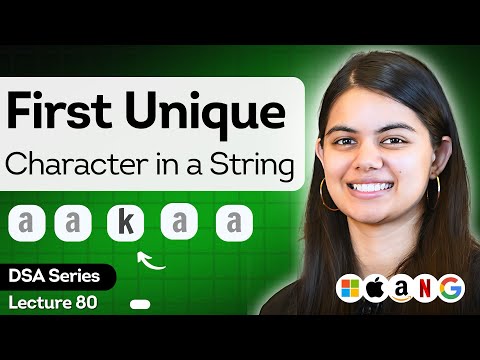 First Unique Character in String | Easy - Leetcode387