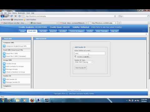 Add and Approve Sender id.wmv