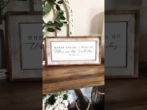 DIY Decor Sign #diy #decor #farmhouse #decorideas #home #homedecor #decoration #bibleverse