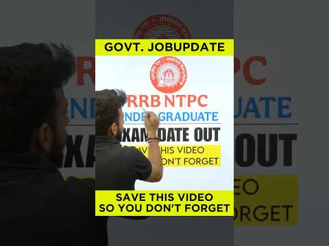 RRB NTPC (Undergraduate/10+2 level) CBT‑1 exam 2025 #railwayrecruitment #exampreparation giv #rrbs