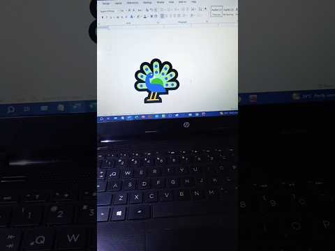 the peacock 🦚 MS-Word Symbol key #shorts #viralchannel #computer